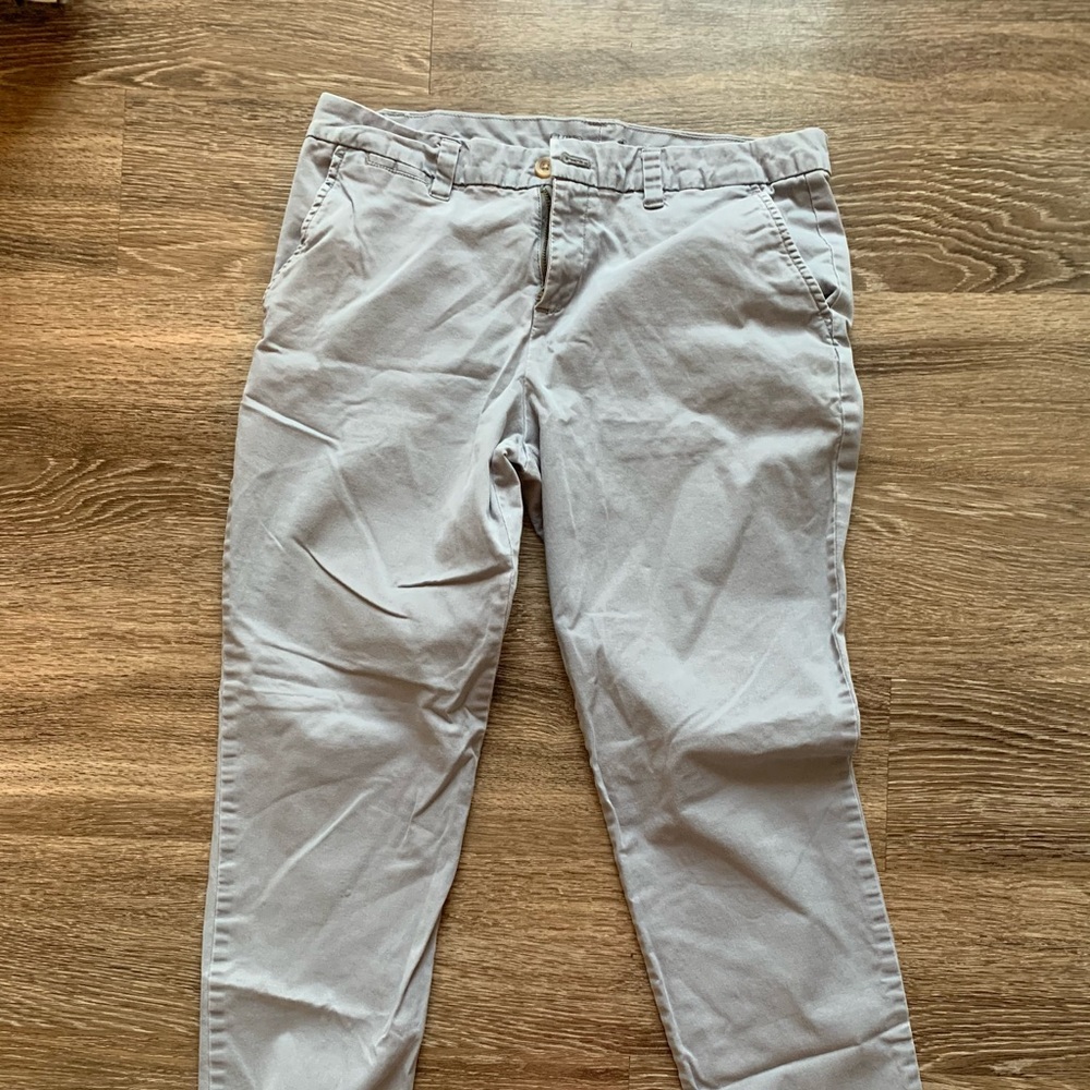 Gray khaki pants